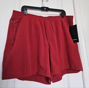 NWT Lululemon Pace Breaker Linerless Short 5” CLCN Size XXL College Crimson Red